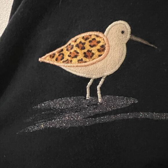 Women's Vintage Appliquéd Sweatshirt Size L - Picture 6 of 9